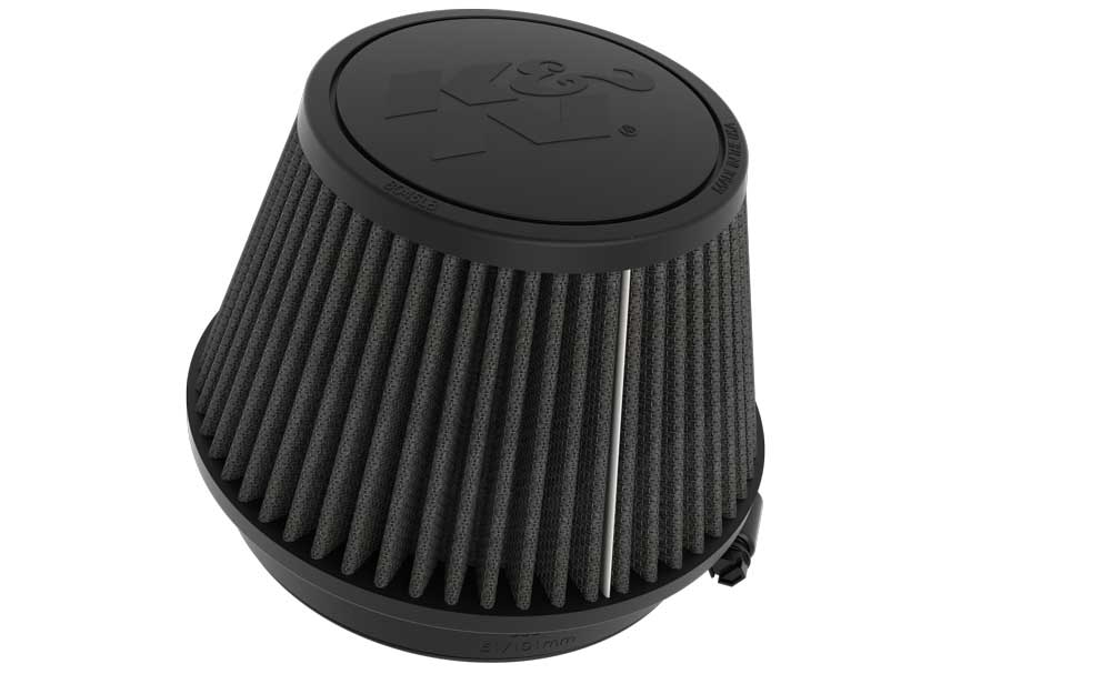K&N Universal Clamp-On Air Filter 5"Flg, 6-1/2" B, 4-1/2" T, 4" H