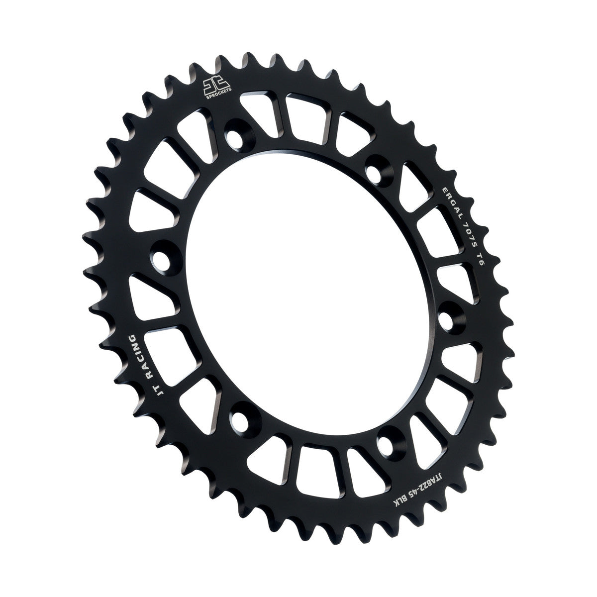 JT Takaratas Alumiini 7075 T6 Musta JTA822.45BLK