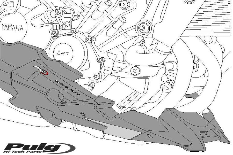 Puig Engine Spoiler Ducati Monster 937 21' C/Carbon Loo