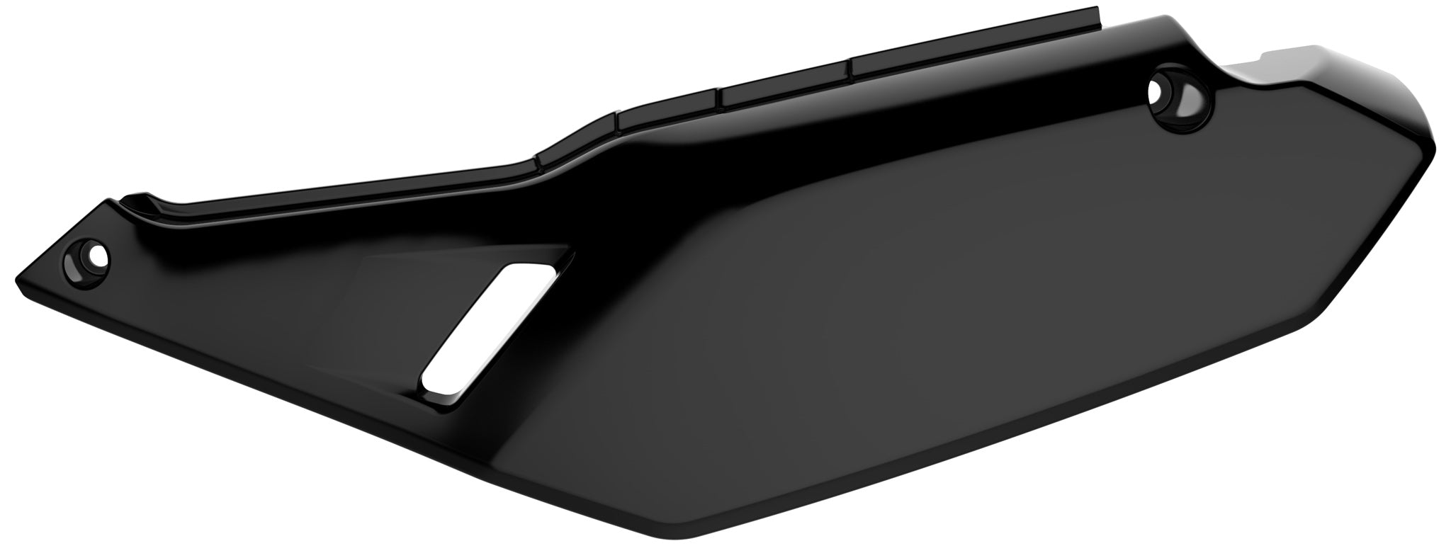 Polisport side panels KLR650 (08-->) left Black