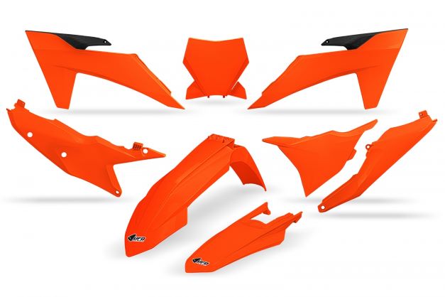UFO Muovisarja 5-osainen KTM SX/SXF125-450 Neon Orange 2023-