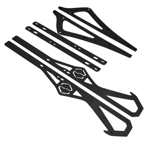 Itek liukujen vahvikkeet powdercoated black A/C, Yamaha 153"