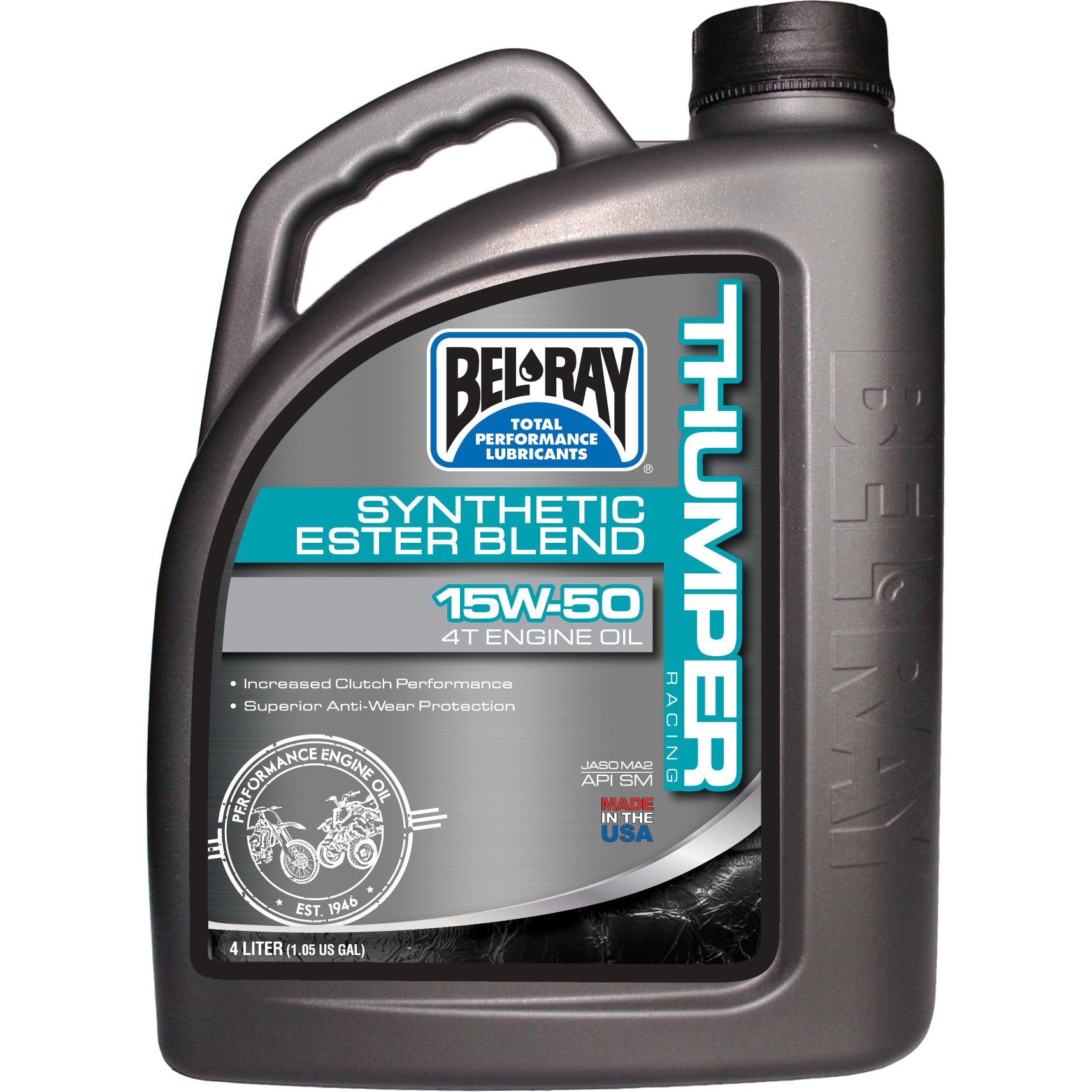 Bel-Ray Thumper Racing Synthetic Ester Blend 4T 15W-50 4L