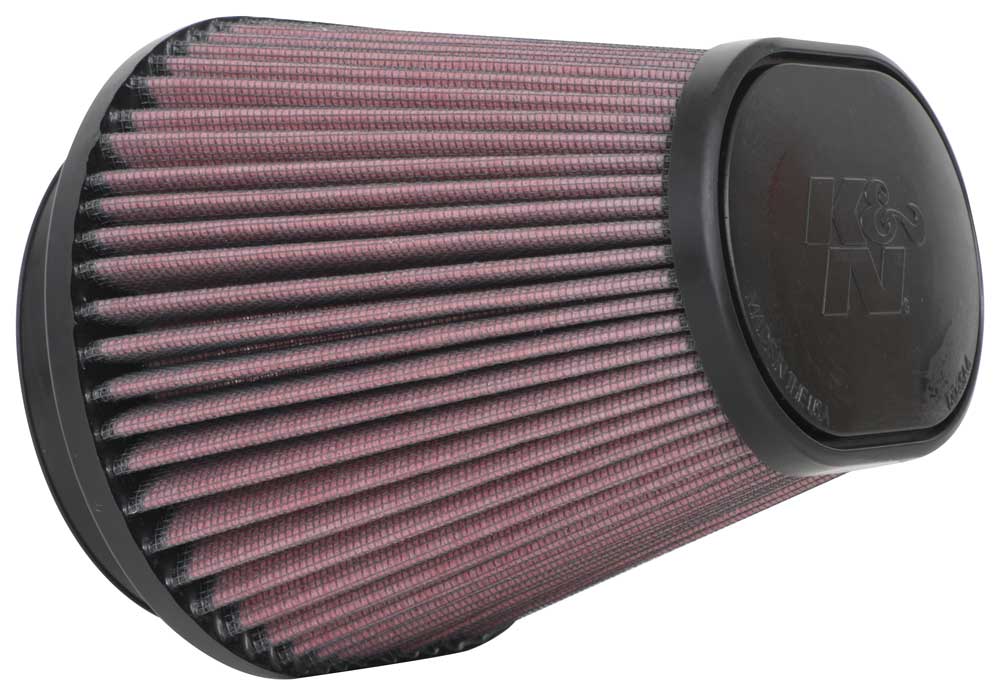 K&N Universal Clamp-On Air Filter 100Mm Flg: 174 X 134 B, 114 X 82 T, 127 Mm H