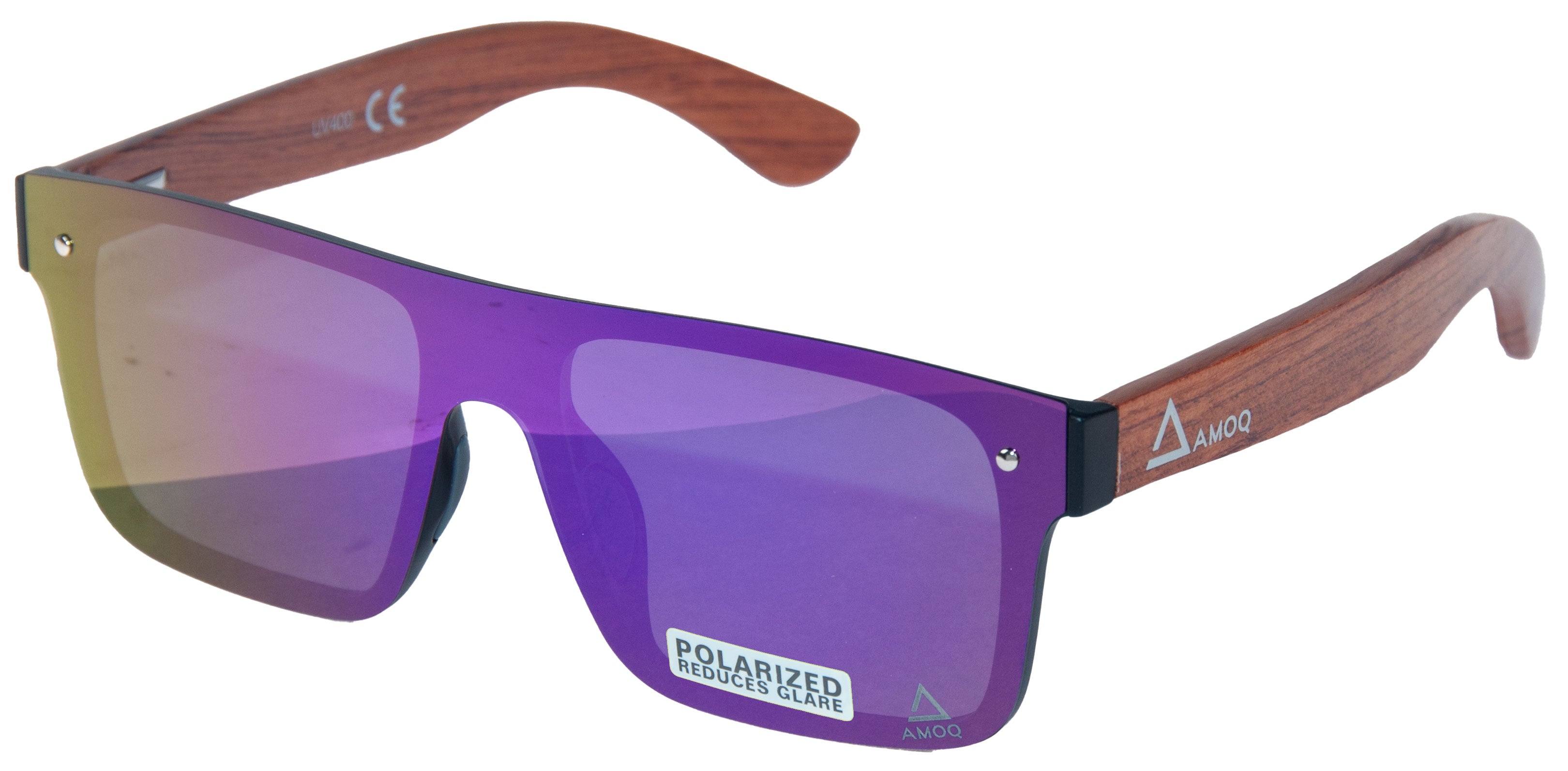 Burst Sunglasses PLRZD Wood