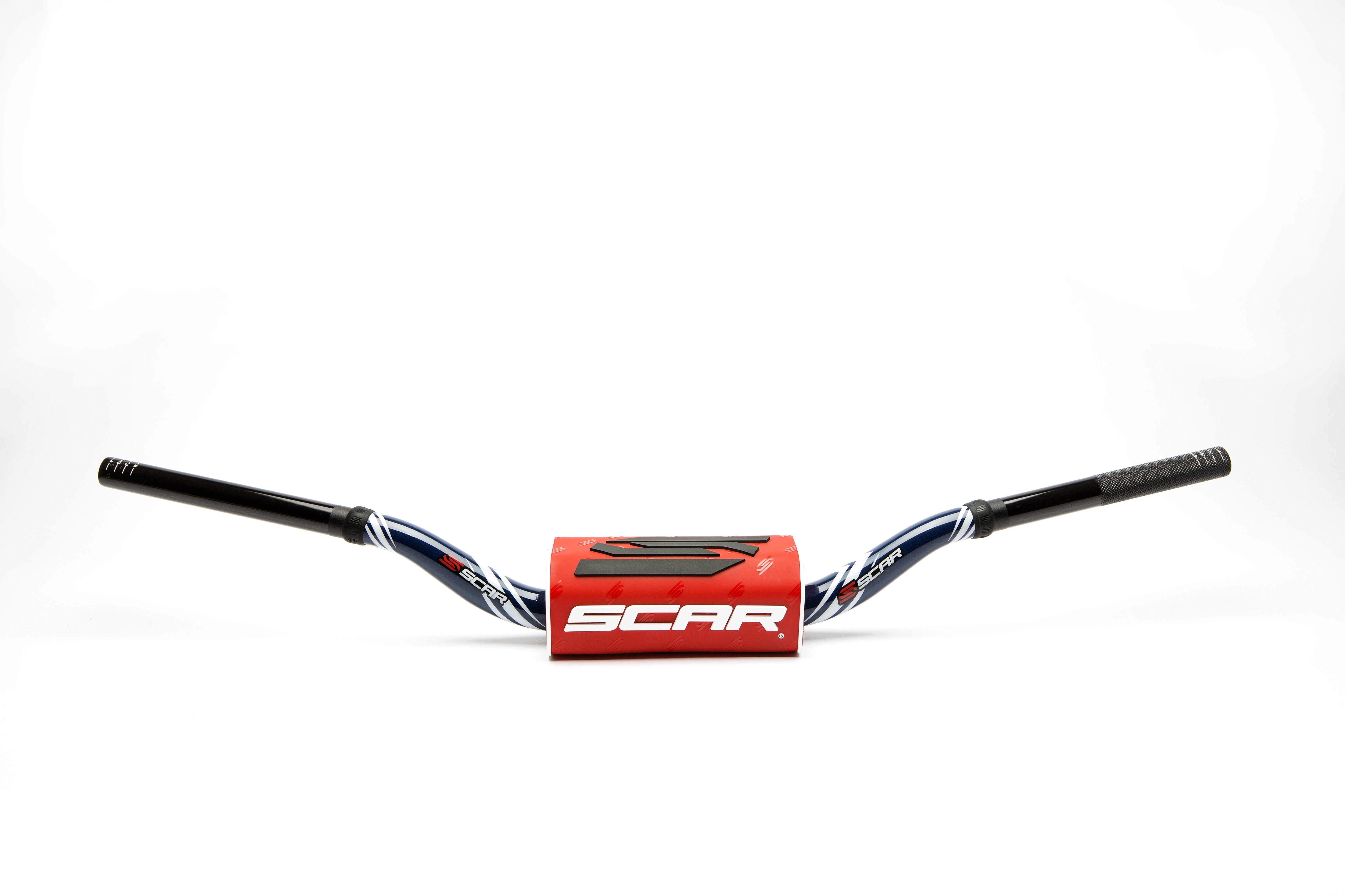 Scar Handlebar O² COLOR Ø28,6 (1 1/8) - McGrath/Short Ktm - DARK BLUE Bar - RED