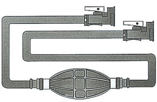 Osculati, polttoaineletku+liitin (2kpl) Yamaha 1987-