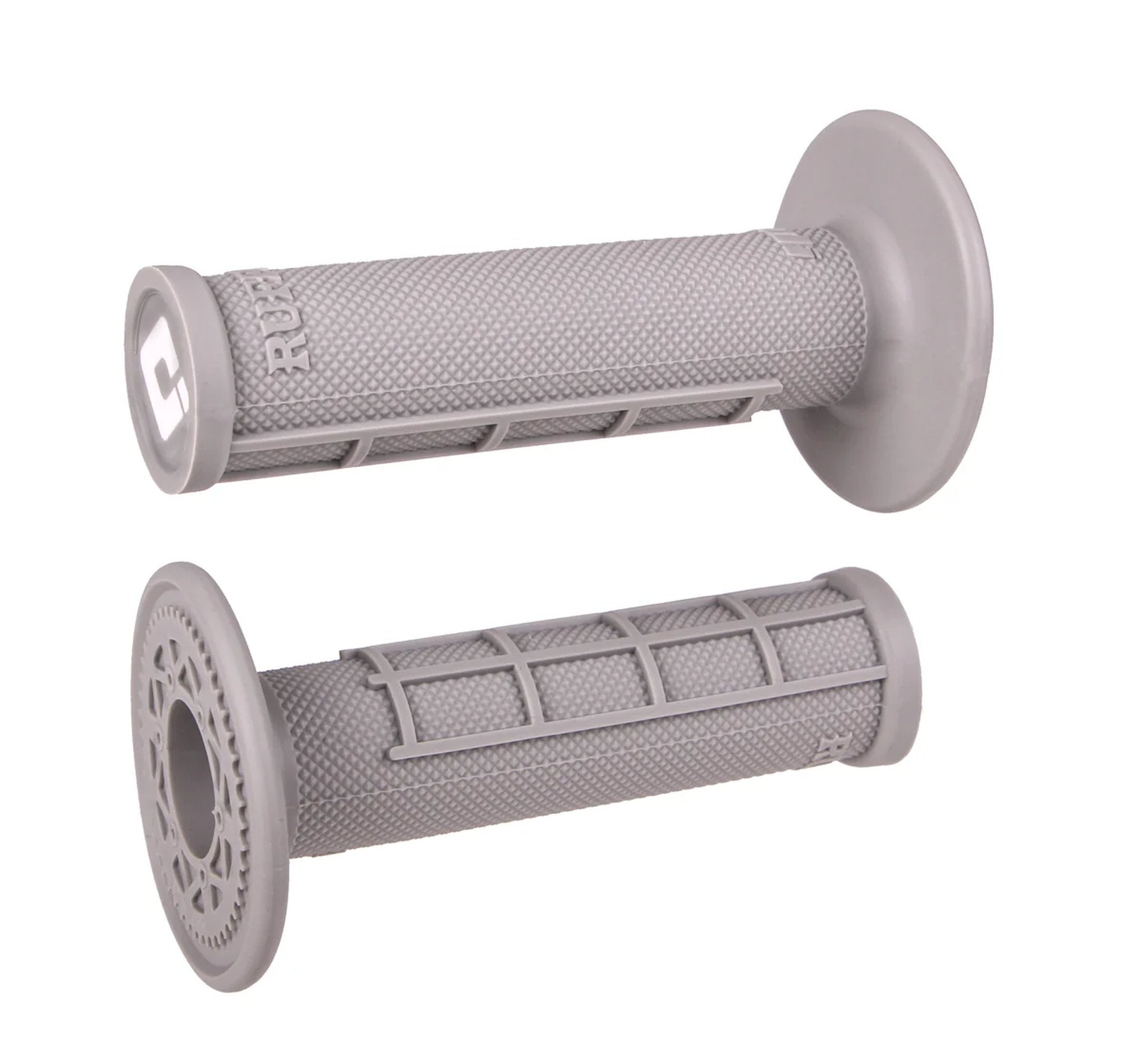 ODI Glue-On Grip Half-Waffle MX Single-Ply (Ruffian) Grey-Soft