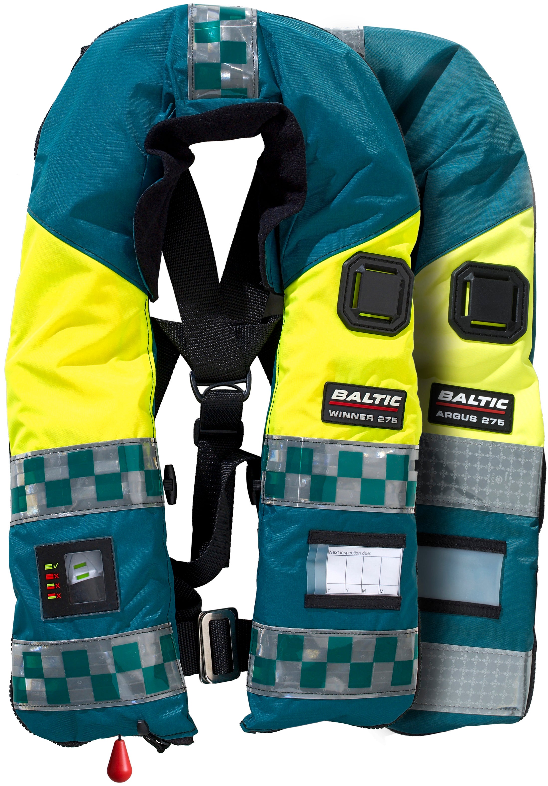 Baltic Ambulance auto ilmatäytteinen pelastusliivi vihreä 40-150kg