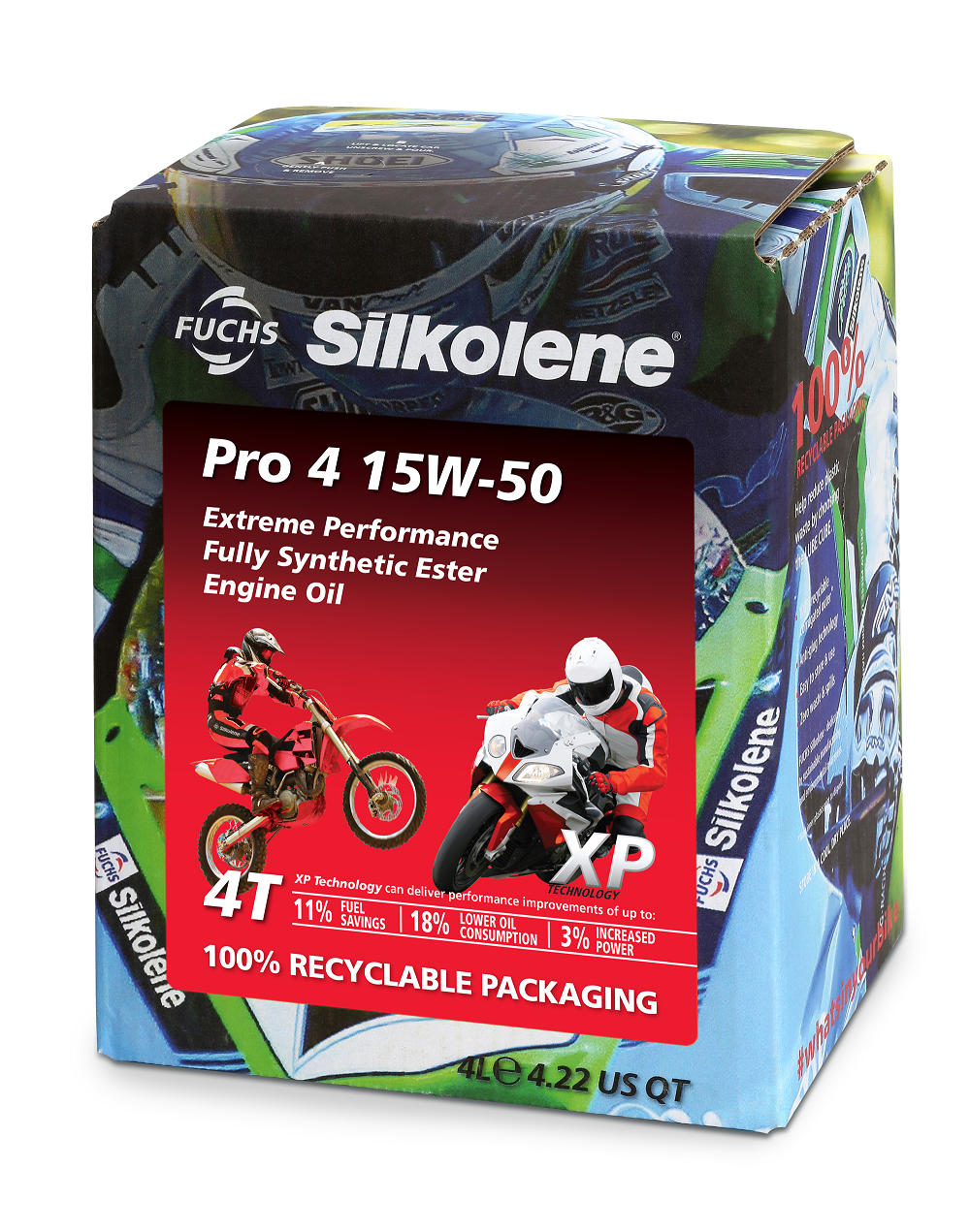 Silkolene Pro 4 15W-50 XP 4L CUBE