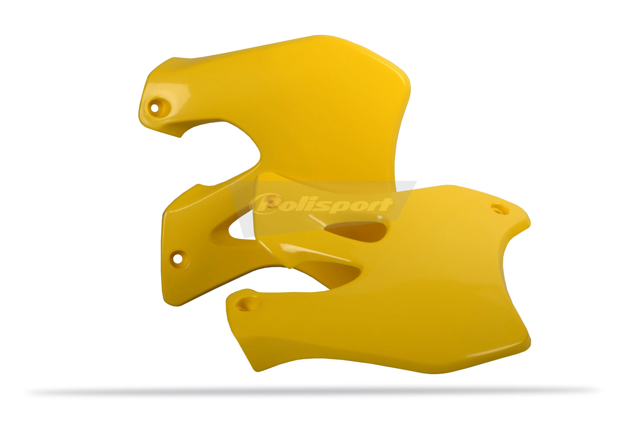 Polisport radiator scoops Suzuki RM125/250(96-98) OEM color yellow