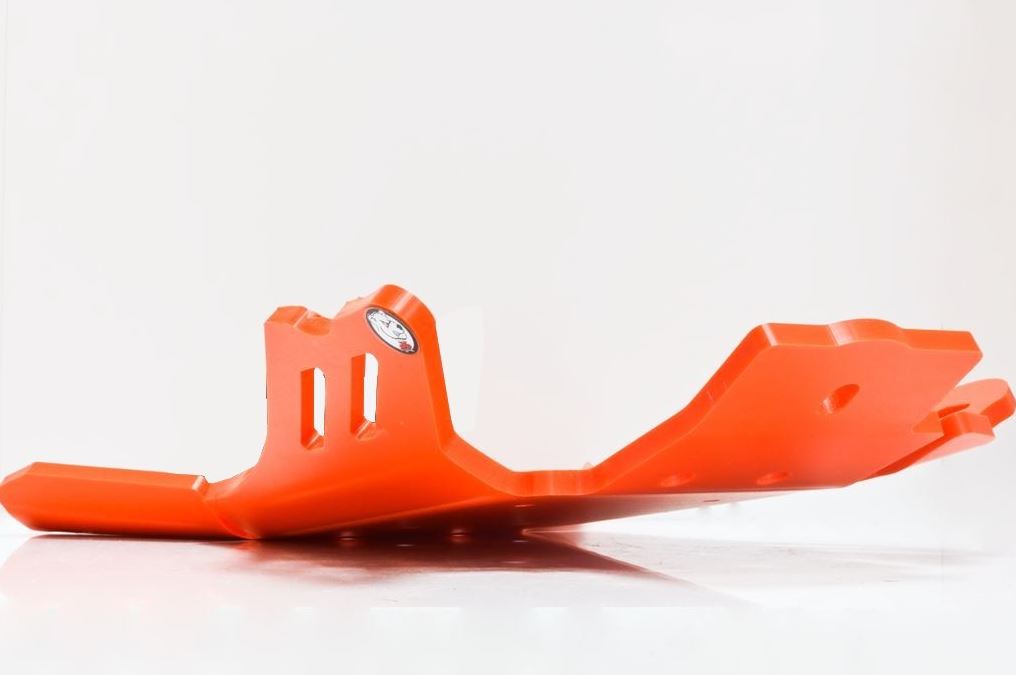 AXP Xtrem HDPE Skid Plate Orange KTM EXC250-EXC300-XCW250-XCW300 11-16