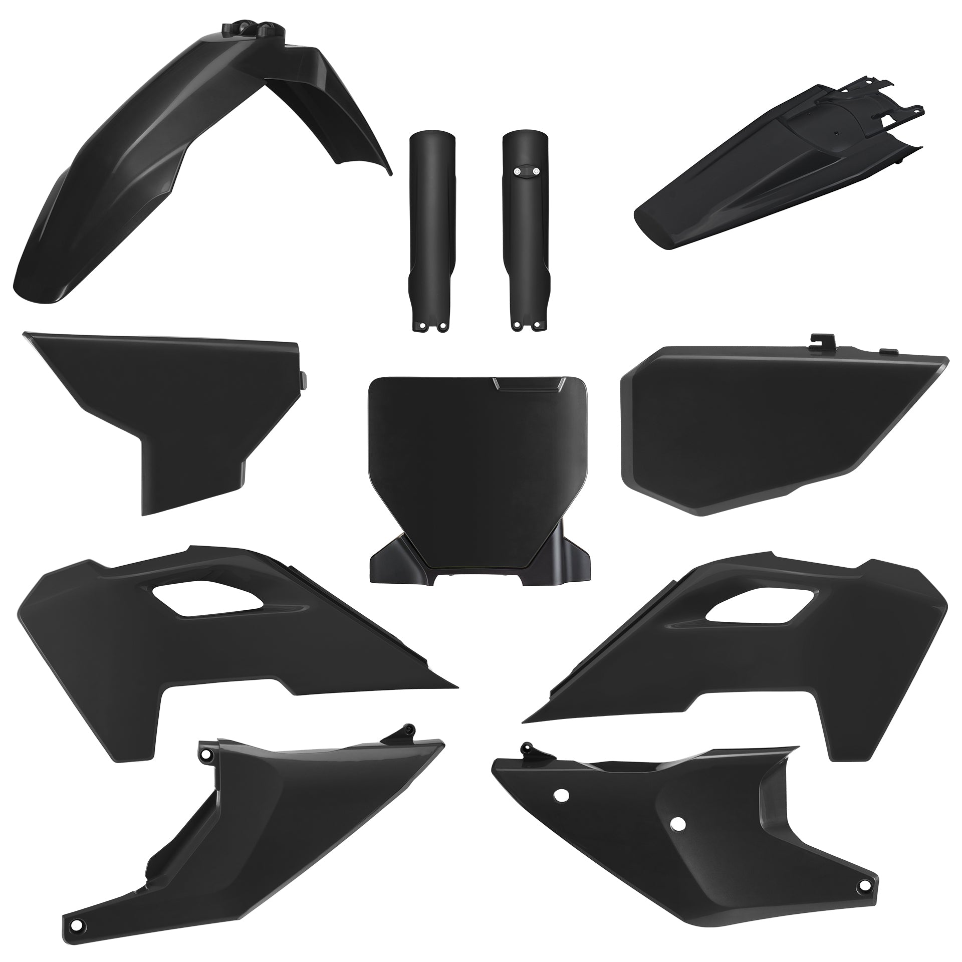 Polisport MX Full Plastic Kit TC/FC 23-.. Black