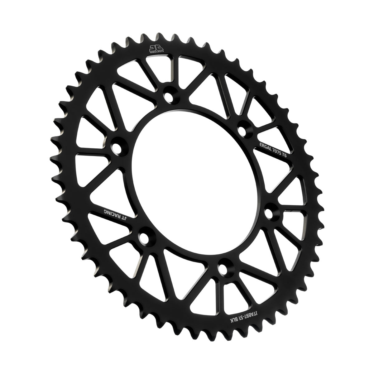 JT Takaratas Alumiini 7075 T6 Musta JTA897.51BLK