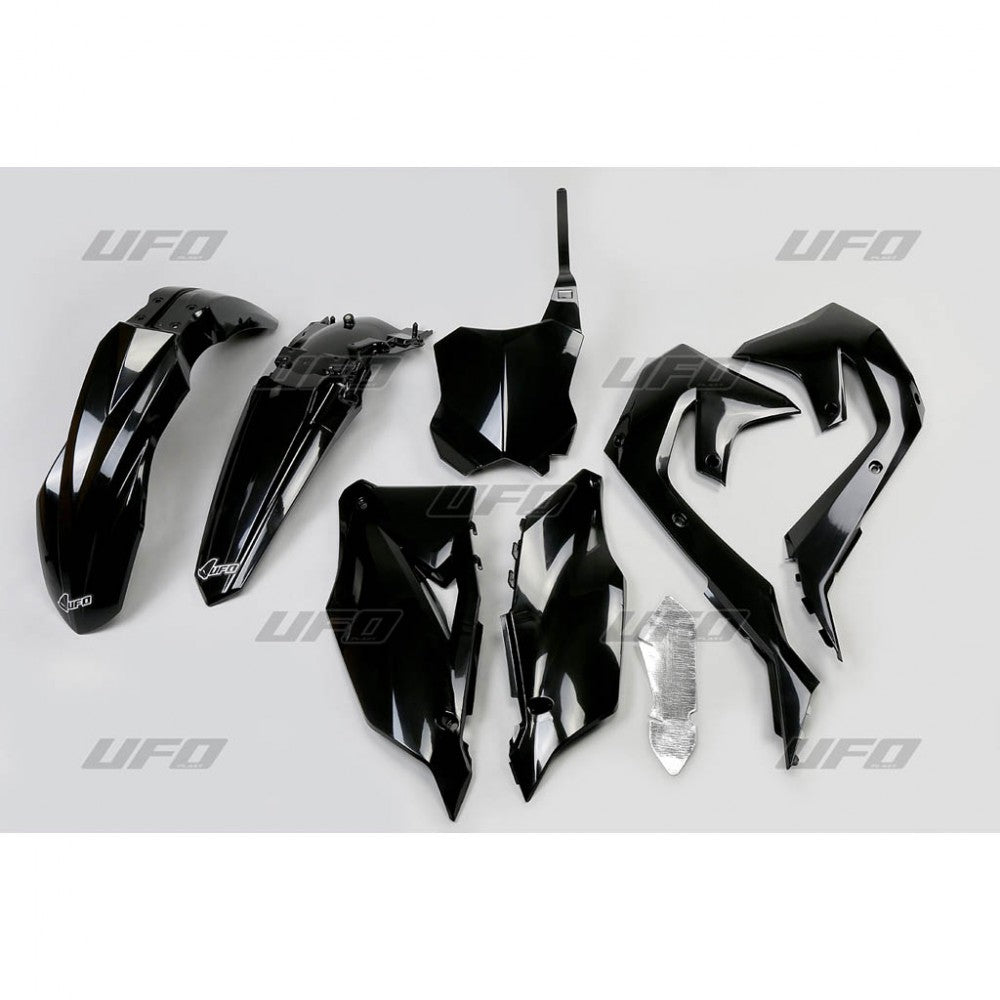 UFO Plastic kit 5-parts Black KX250F 25-.. KX450F 24-..