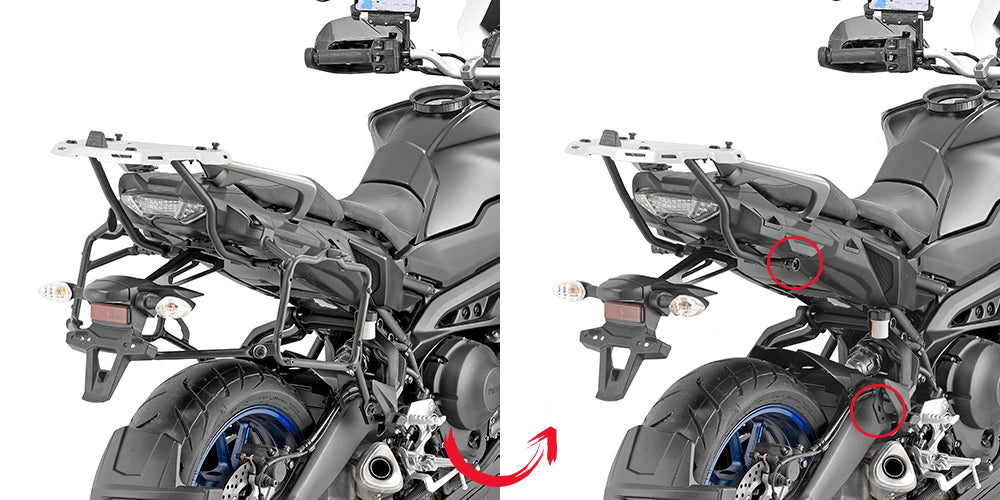 Givi putkisivutelineet Rapid release Tracer 900/GT (18-19)