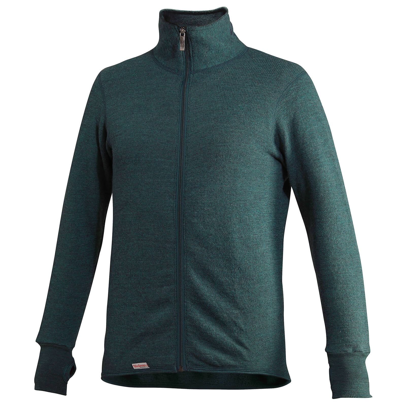Woolpower Full zip 400 Merino Mid layer Takki harmaa