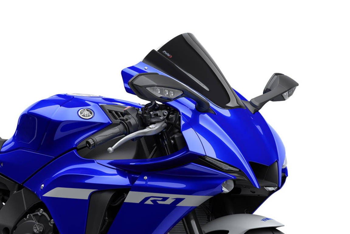 Puig Z-Racing Screen Yamaha Yzf-R1 20' C/Black