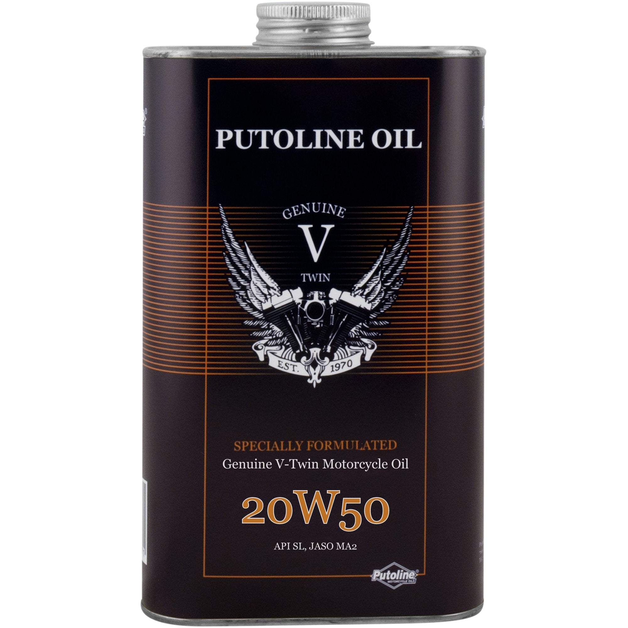 Putoline Genuine V-Twin 20W-50- 1L (6)