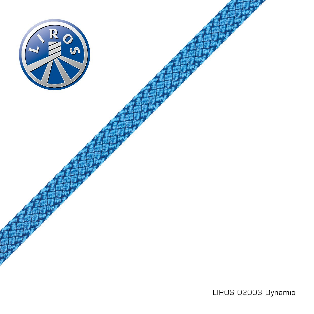 Dynamic halyard w spliced eye Blue