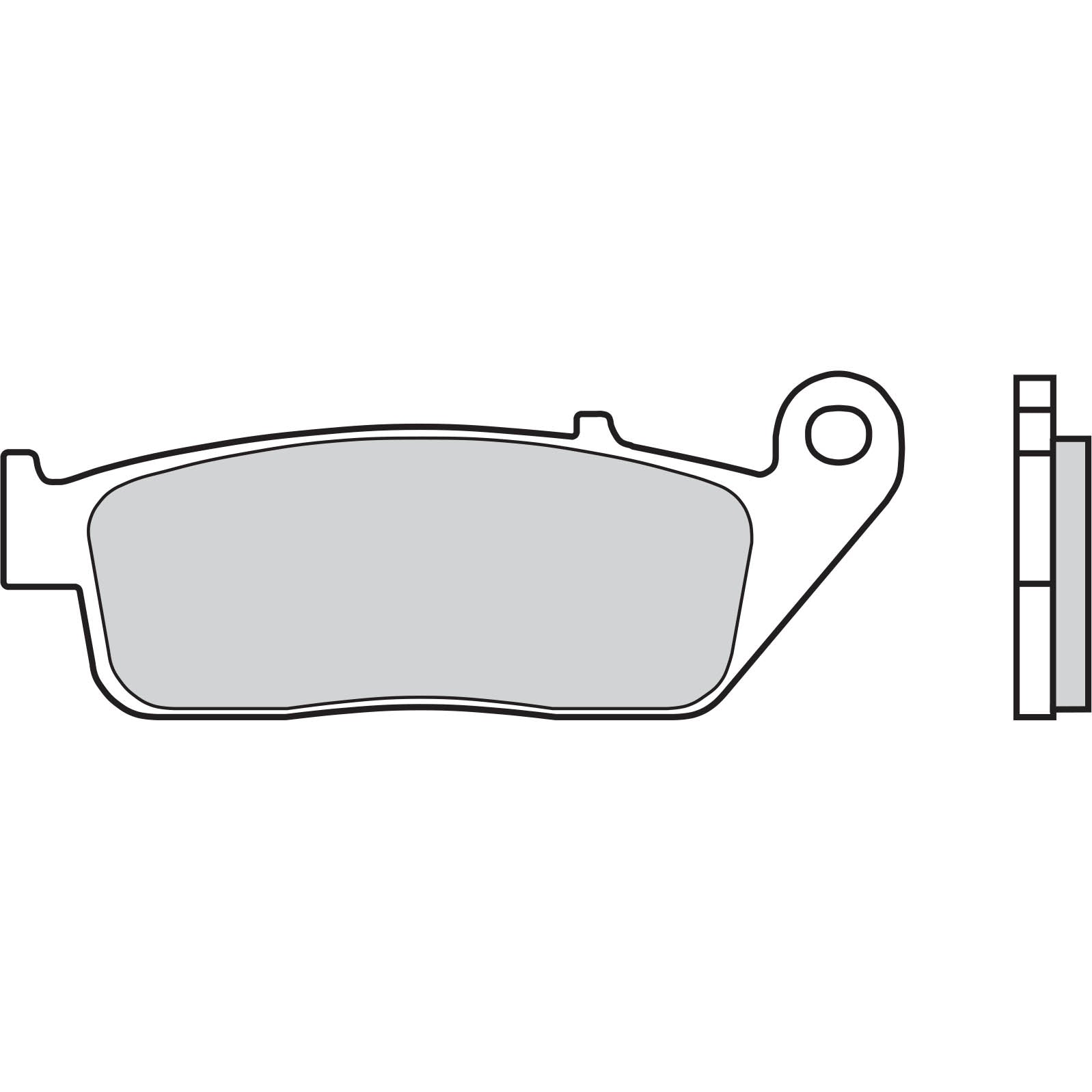Brembo Jarrupalat Eteen Sintered Road