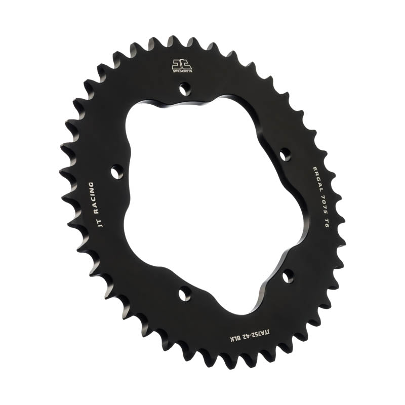 JT Takaratas Alumiini 7075 T6 JTA752.40BLK Musta