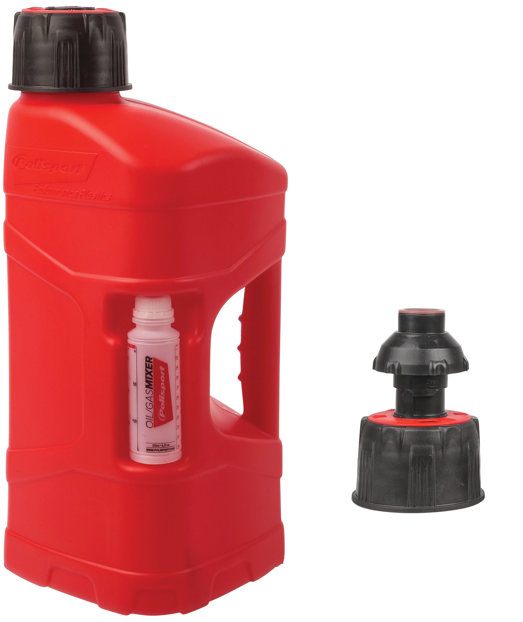 Polisport ProOctane polttoainekanisteri 10L pikatankkauskorkilla