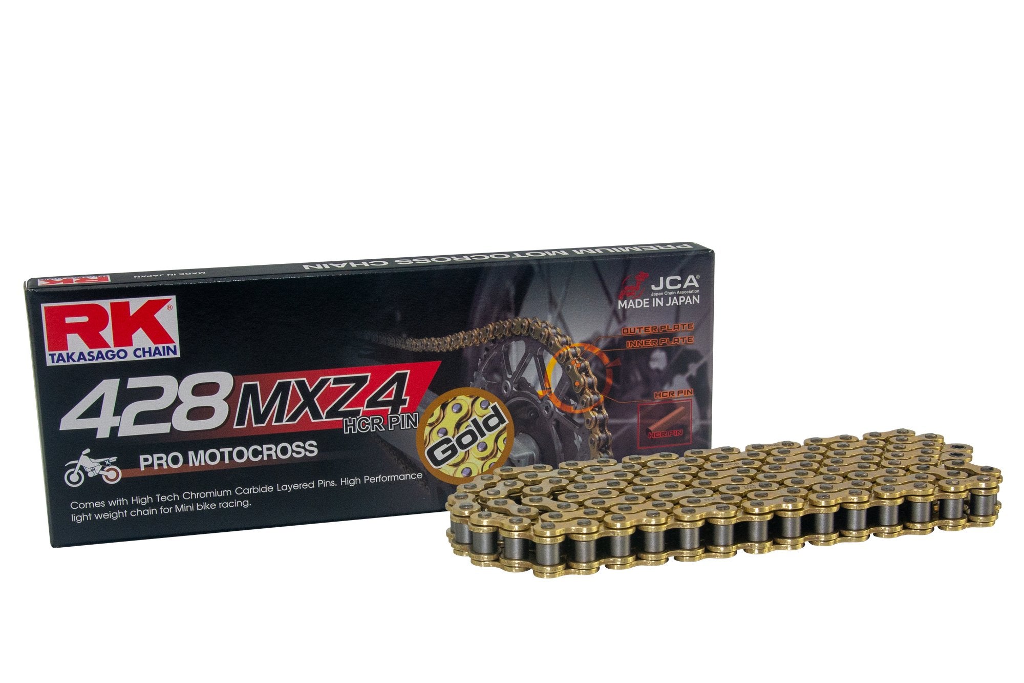 RK GB428MXZ4 Offroad Pro ketju Kulta +CL (Jousil.)