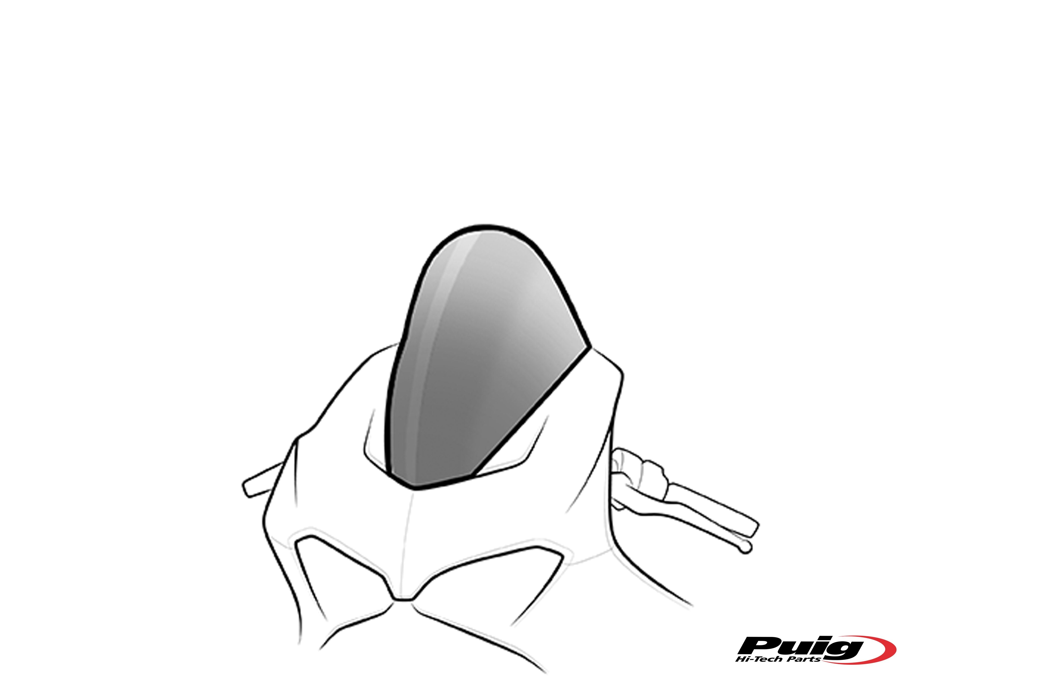 Puig R-Racer Screen Aprilia Rs 660 21' C/Smoke