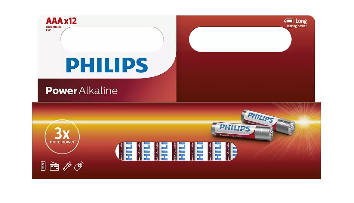 Philips Paristo LR03 / AAA Power Alkaline B12 (12pcs)