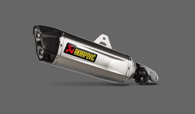 Akrapovic Slip-On Line (Titaani) Tenere 700 2019-