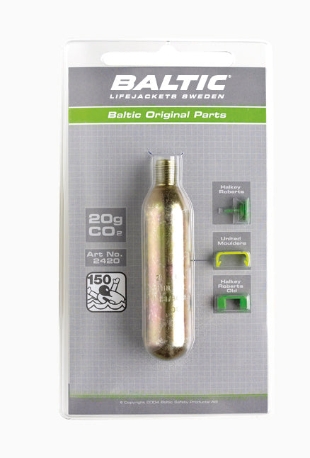 Baltic CO2 patruuna 20g + varmistinnastat