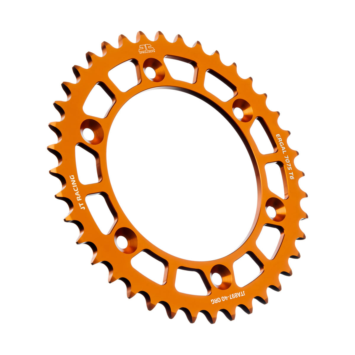 JT Takaratas Alumiini 7075 T6 Oranssi JTA897.40ORG