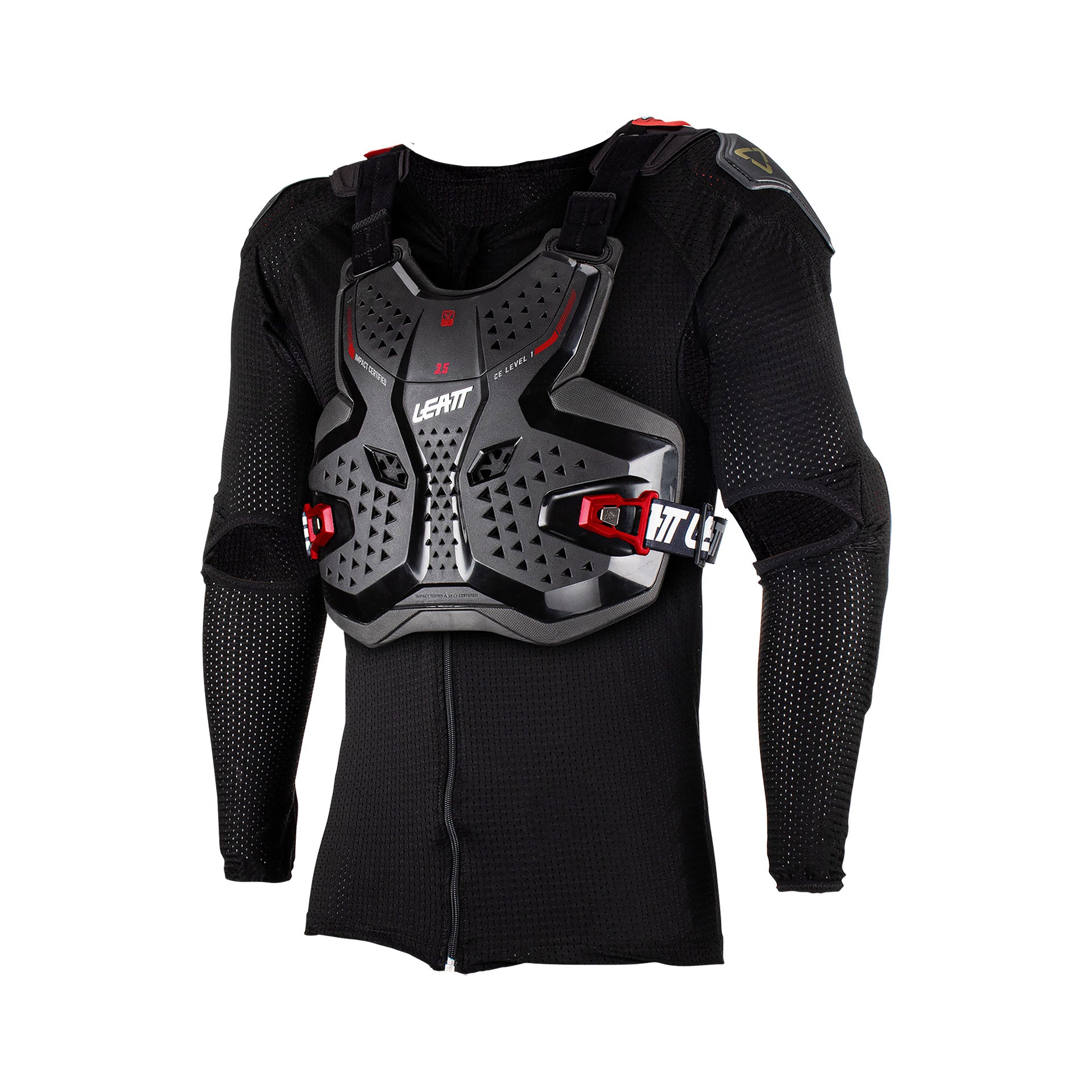 Leatt Suojatakki 3.5 Nuorten Musta/Punainen L/XL 147-159