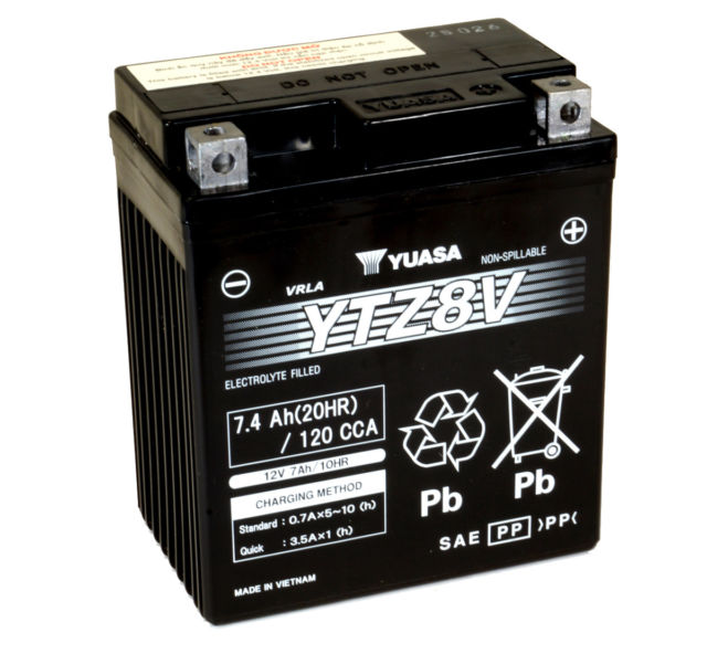 Yuasa akku, YTZ8V (wc)