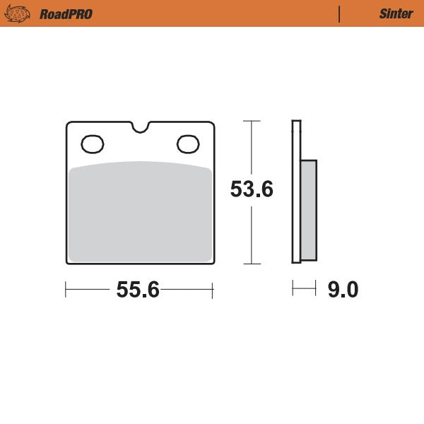 Moto-Master Brake pad RoadPRO Sinter front