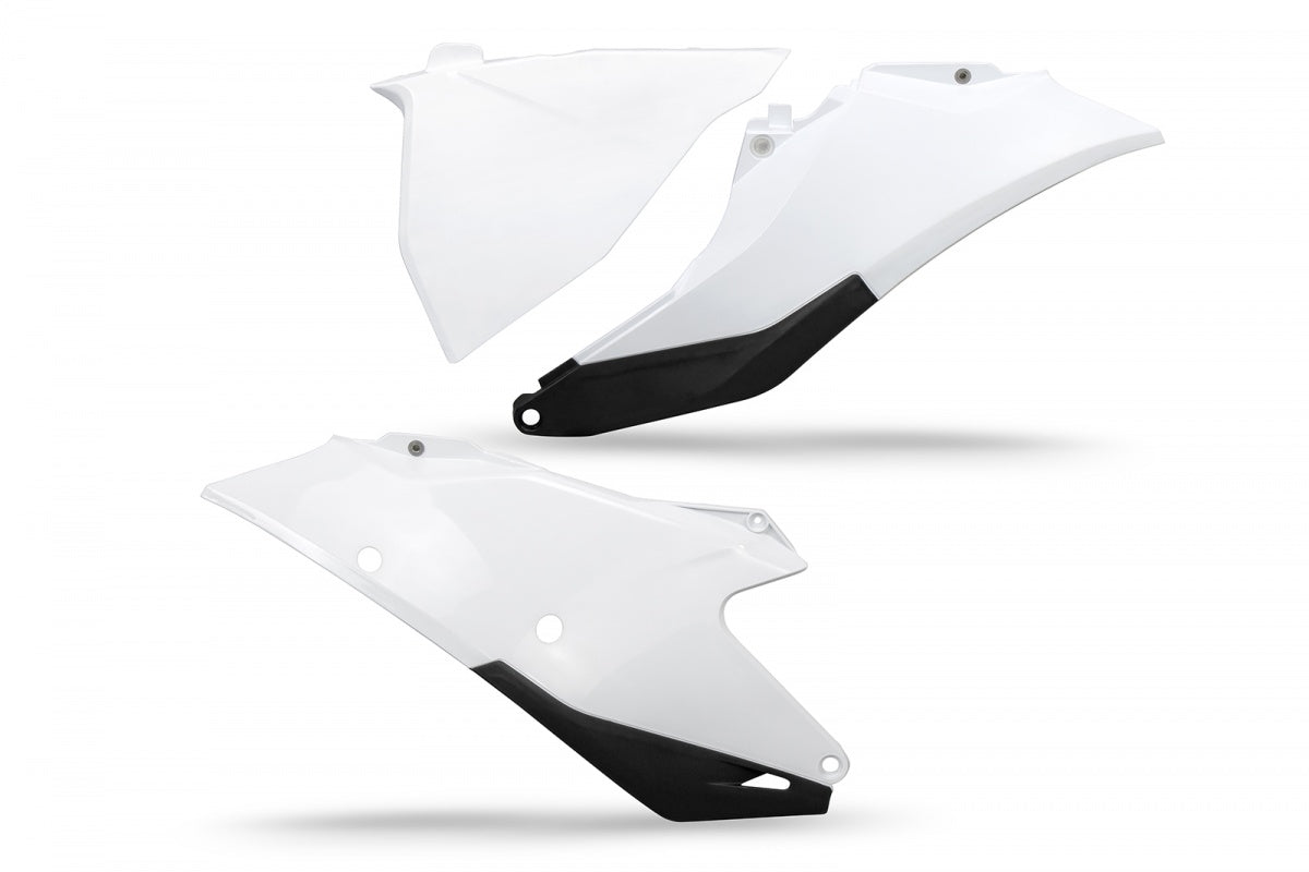 UFO Sivunumerokilvet GasGas MC125-450 + EC250-350 2021- Valkoinen 041