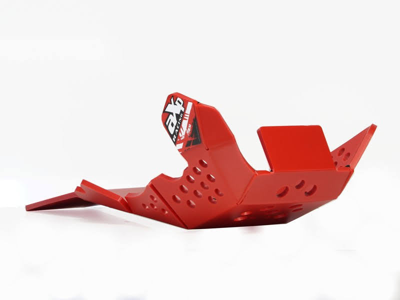 AXP Xtrem HDPE Skid Plate Red Honda CRF250R/X-CRF300RX 22-23