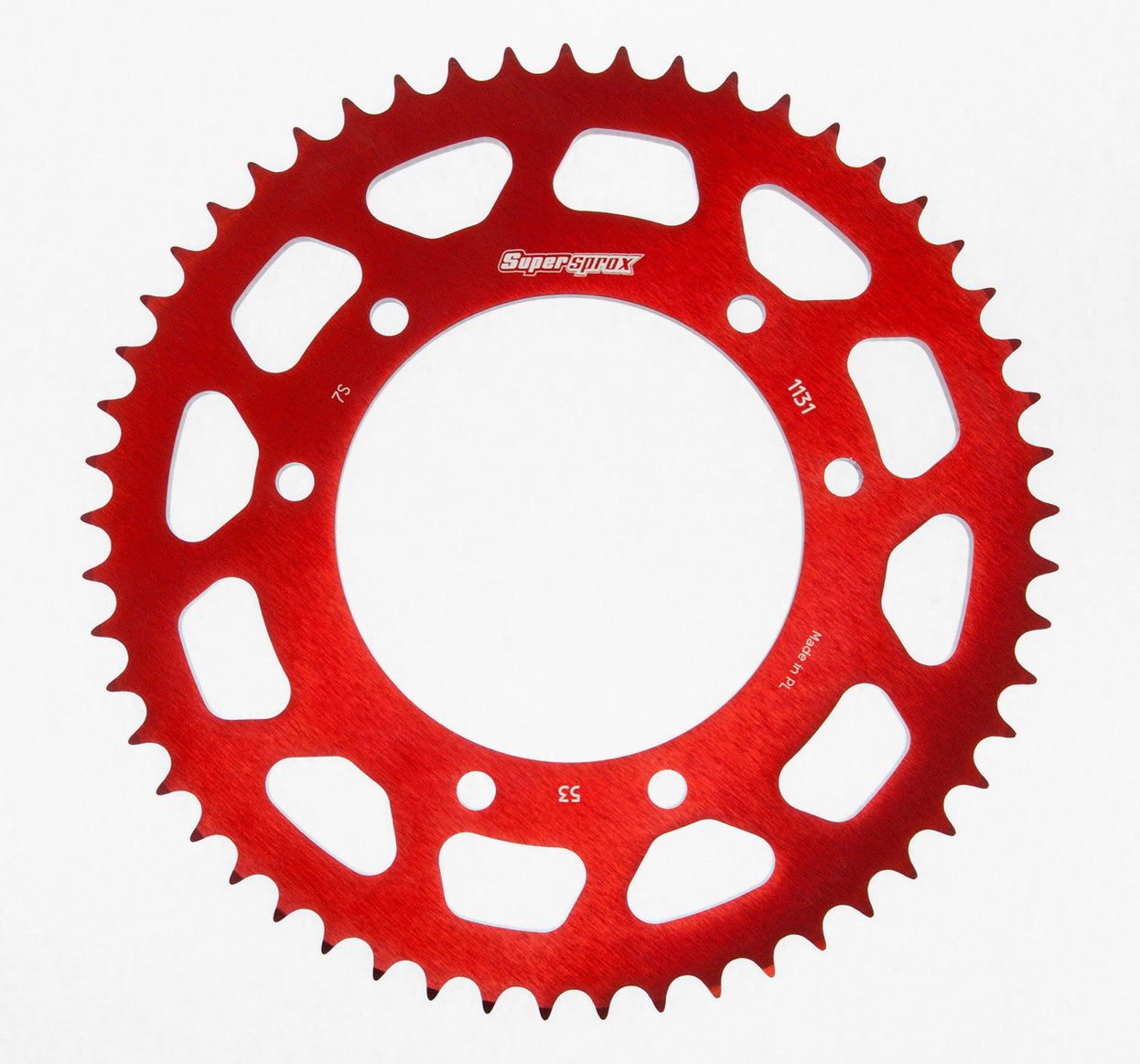 Supersprox Takaratas, 53, Ø105mm, Punainen, Derbi / Aprilia /  Yamaha