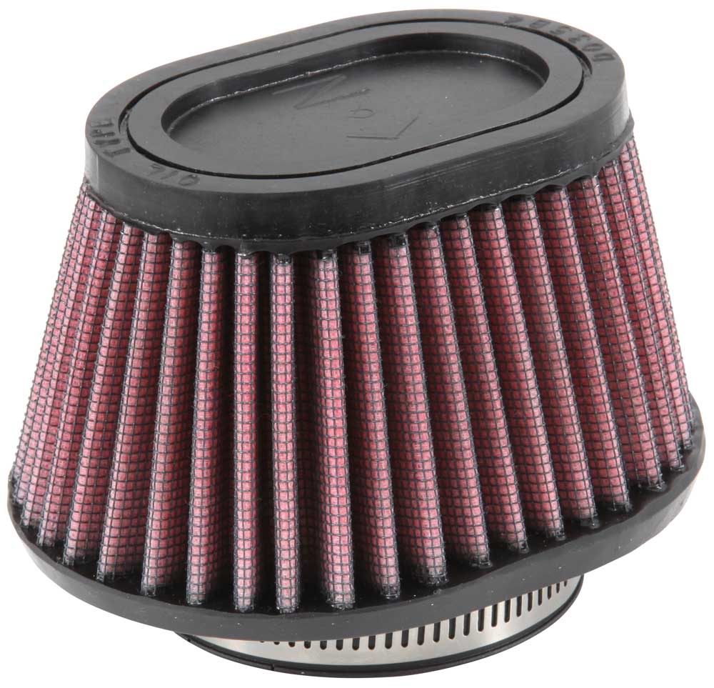 K&N Universal Clamp-On Air Filter 2-7/16"Flg, 4-1/2" X 3-3/4"B, 3-1/2" X 2-1/2"T