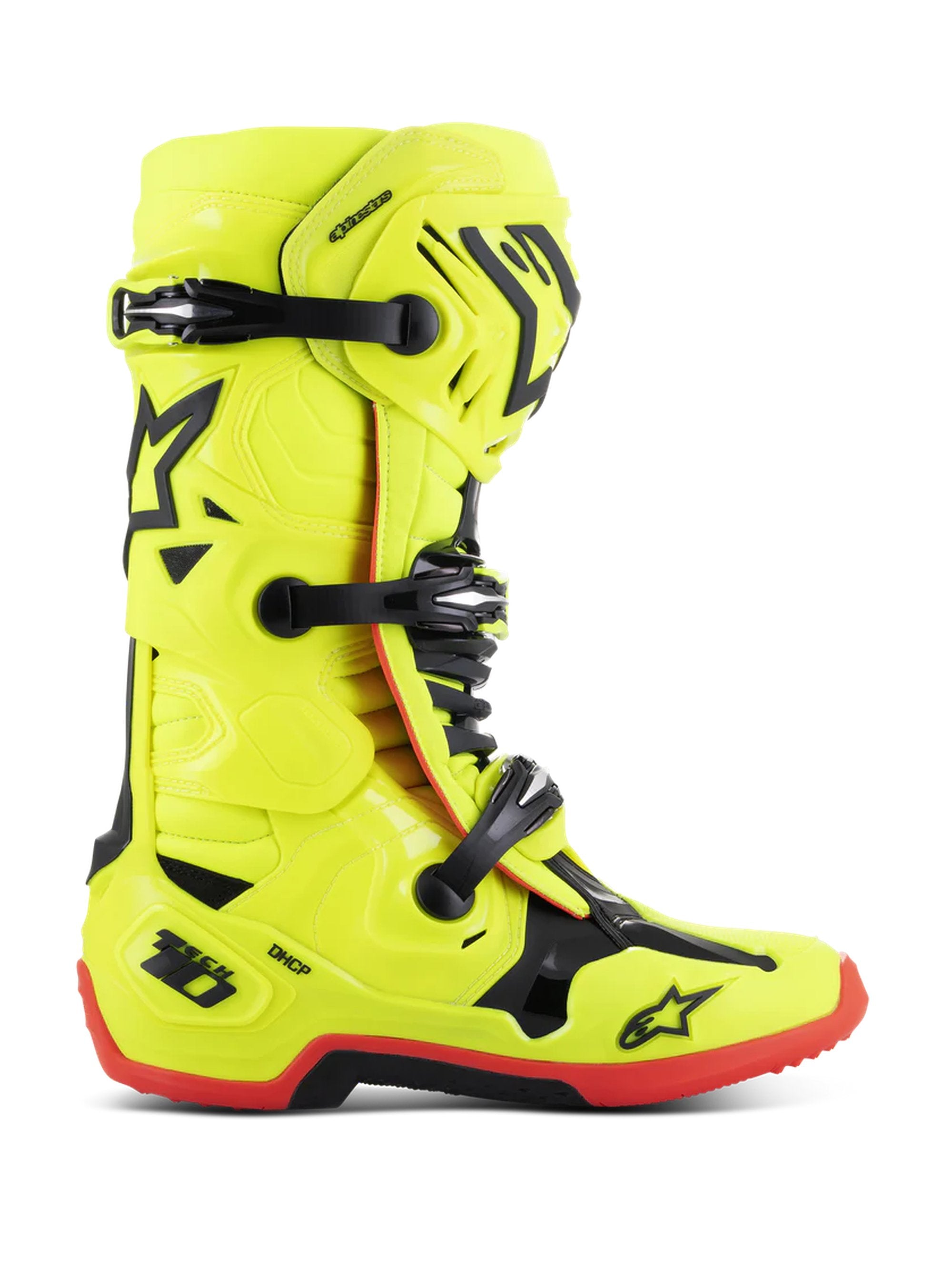 Alpinestars Ajosaapas Tech 10 Fluo Keltainen/Musta
