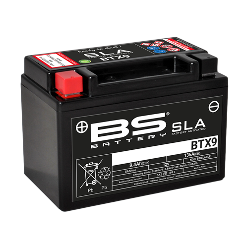 BS Battery  BTX9 (FA) SLA - Sealed & Activated