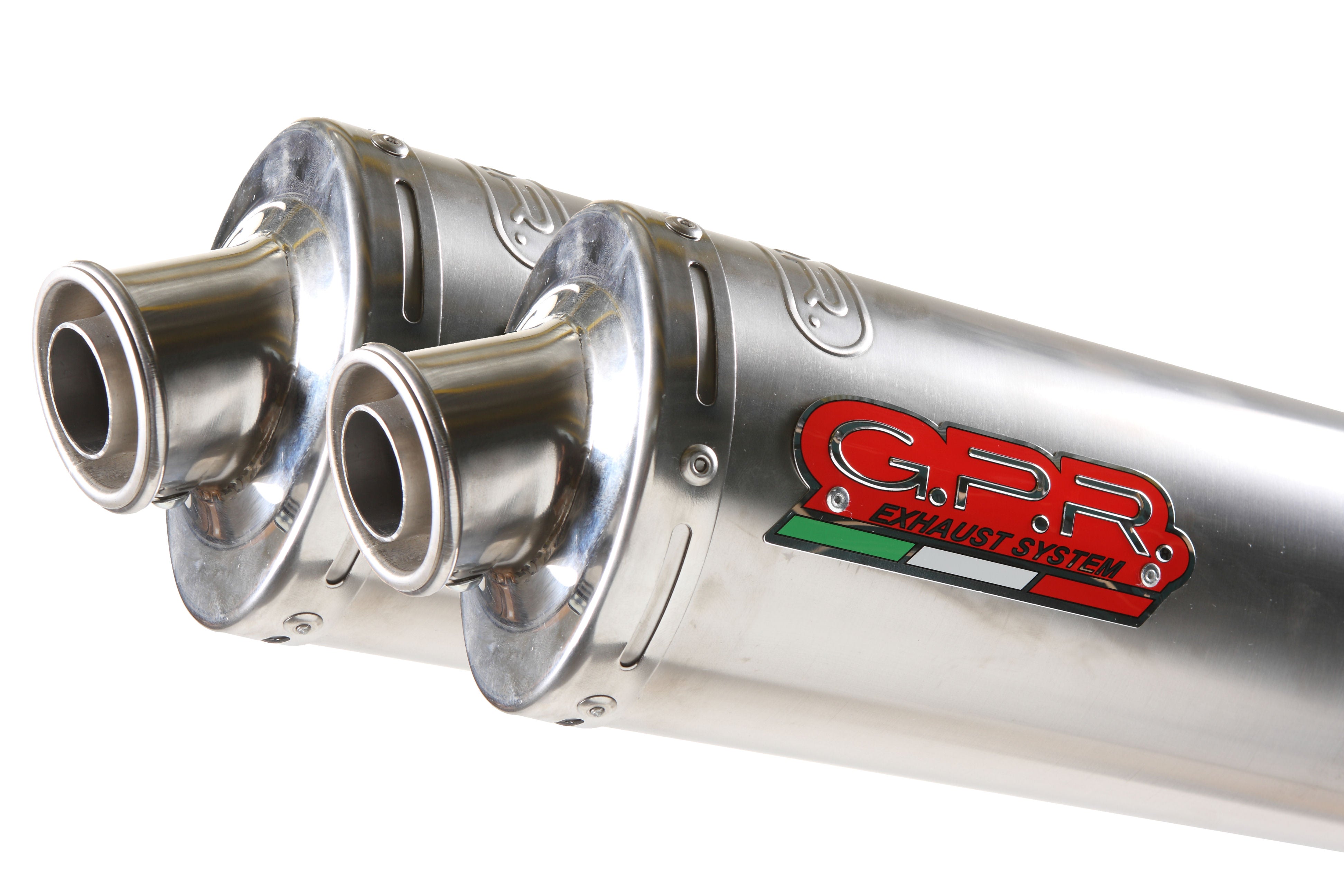 GPR Ducati Monster S2R 800 2004/07 EC-Approv. silencer with mid-full line Inox T