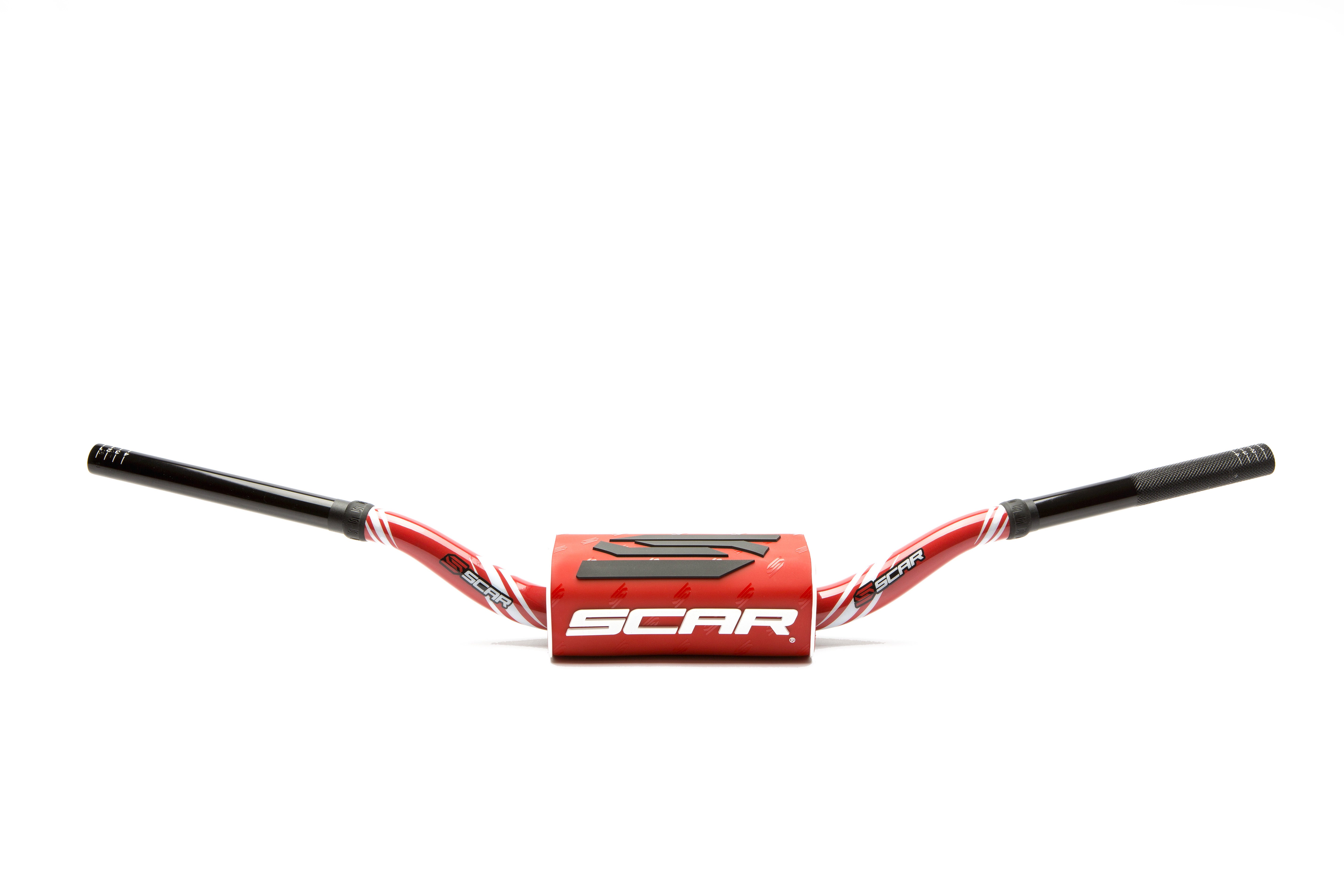 Scar Handlebar O² COLOR Ø28,6 (1 1/8) - KTM 85SX - RED Bar - RED Bar pad