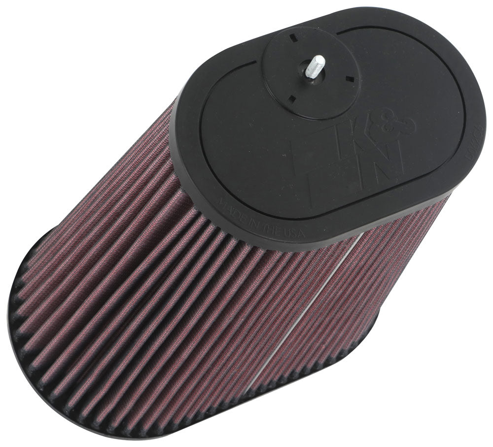 K&N Universal Clamp-On Air Filter 3-1/8" Dual Flg, 8-7/8" X 5-3/16"B, 6-1/4" X 4