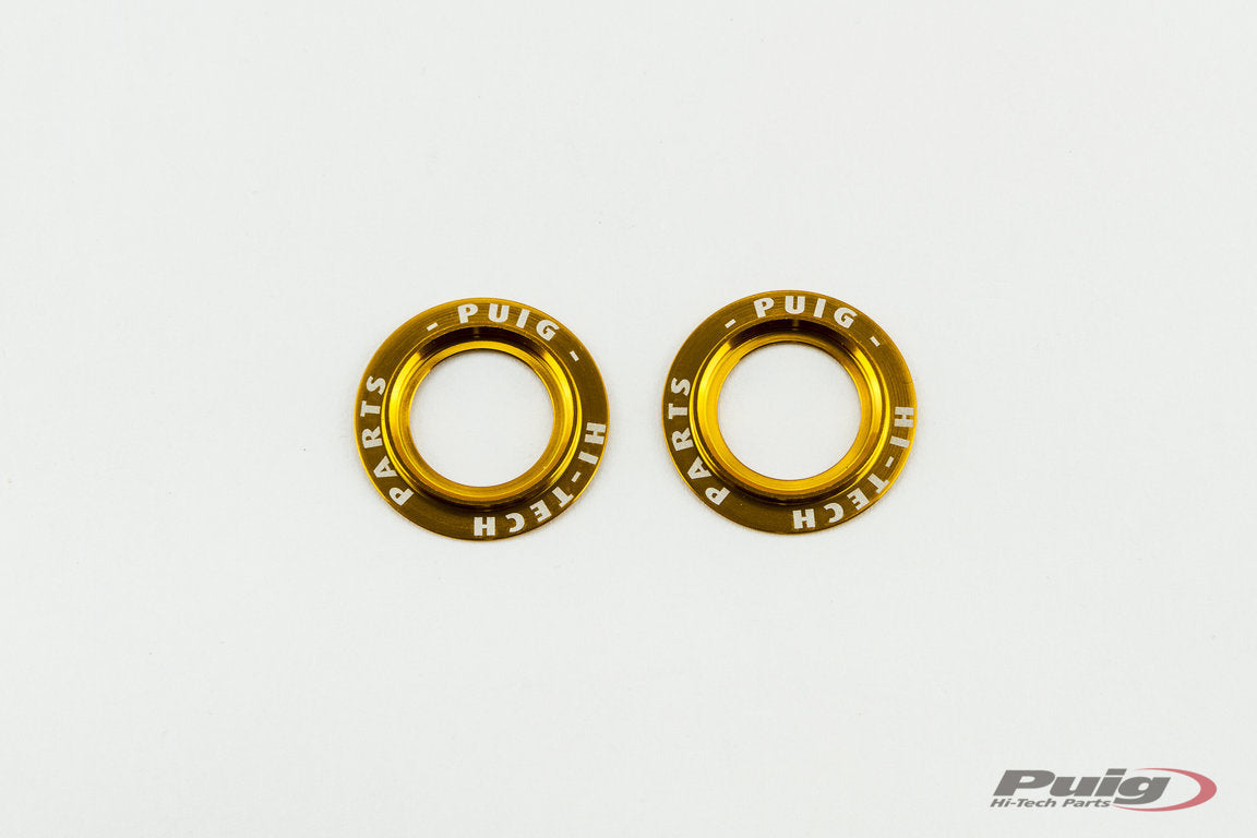 Puig set of gold aluminium rings for PHB swing protector