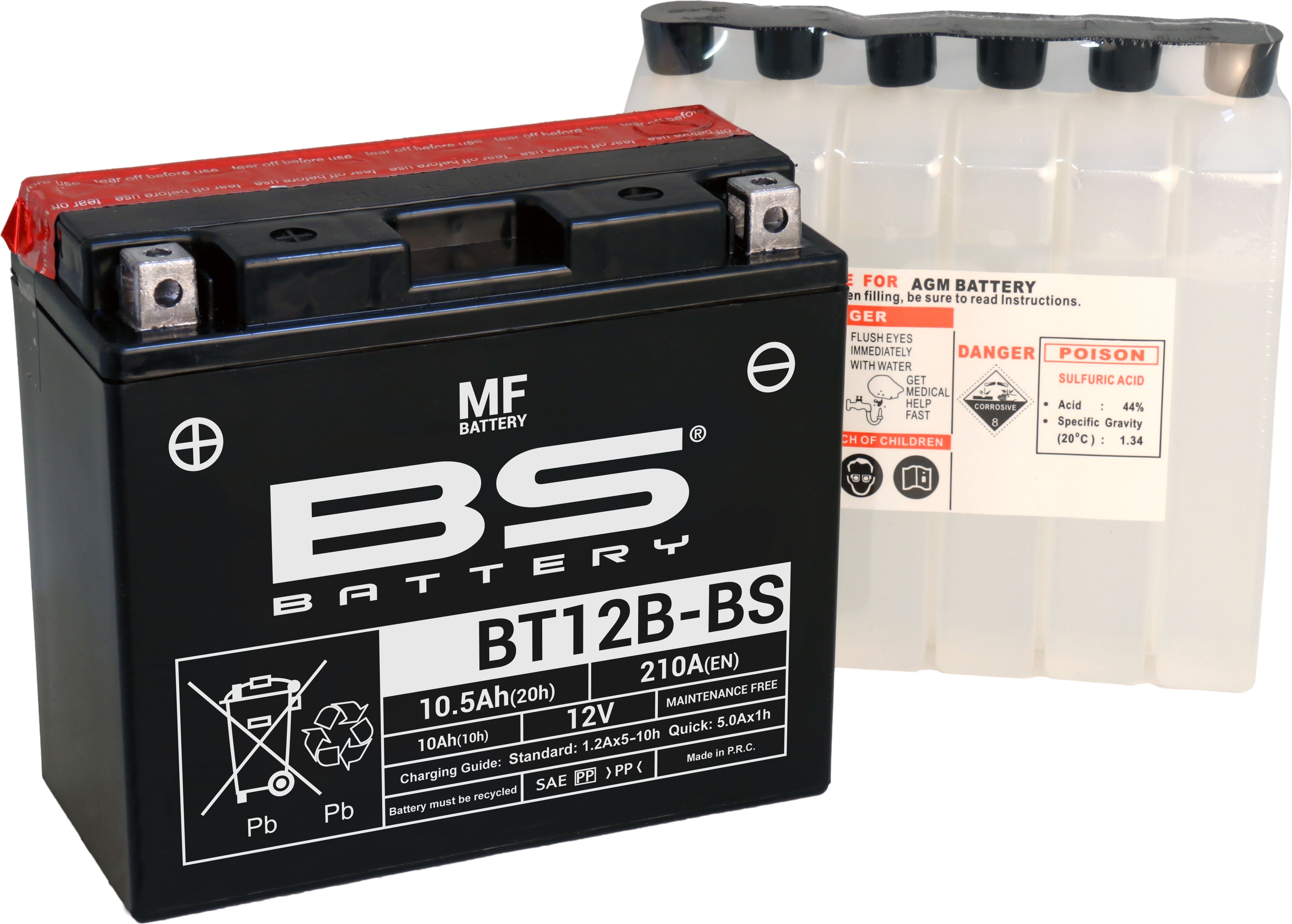 BS Battery  BT12B-BS MF (cp) Maintenance Free