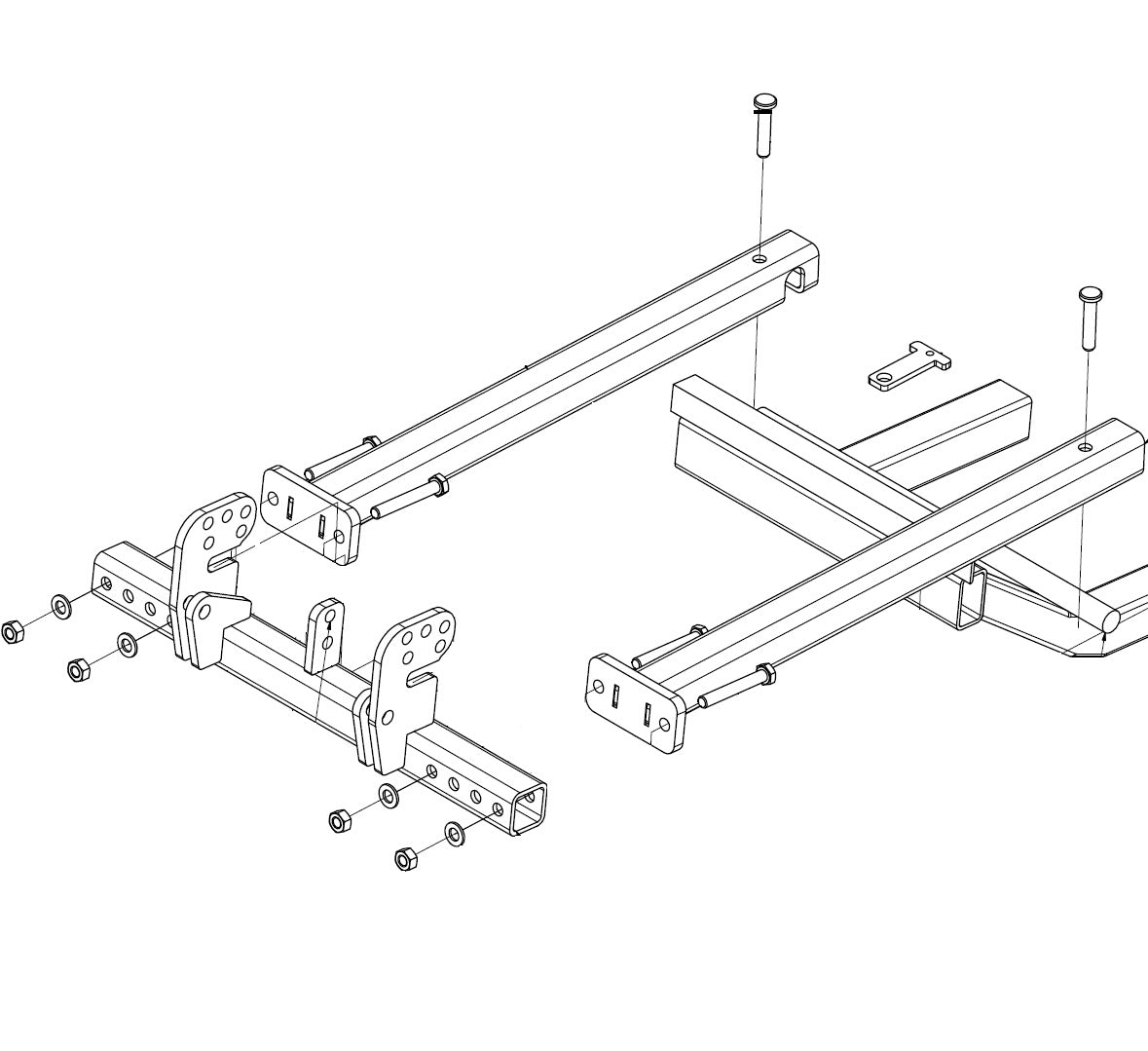 Bronco Adapteri V-auralle 75-804800 Yamaha Lejab puskulevyrunkoon