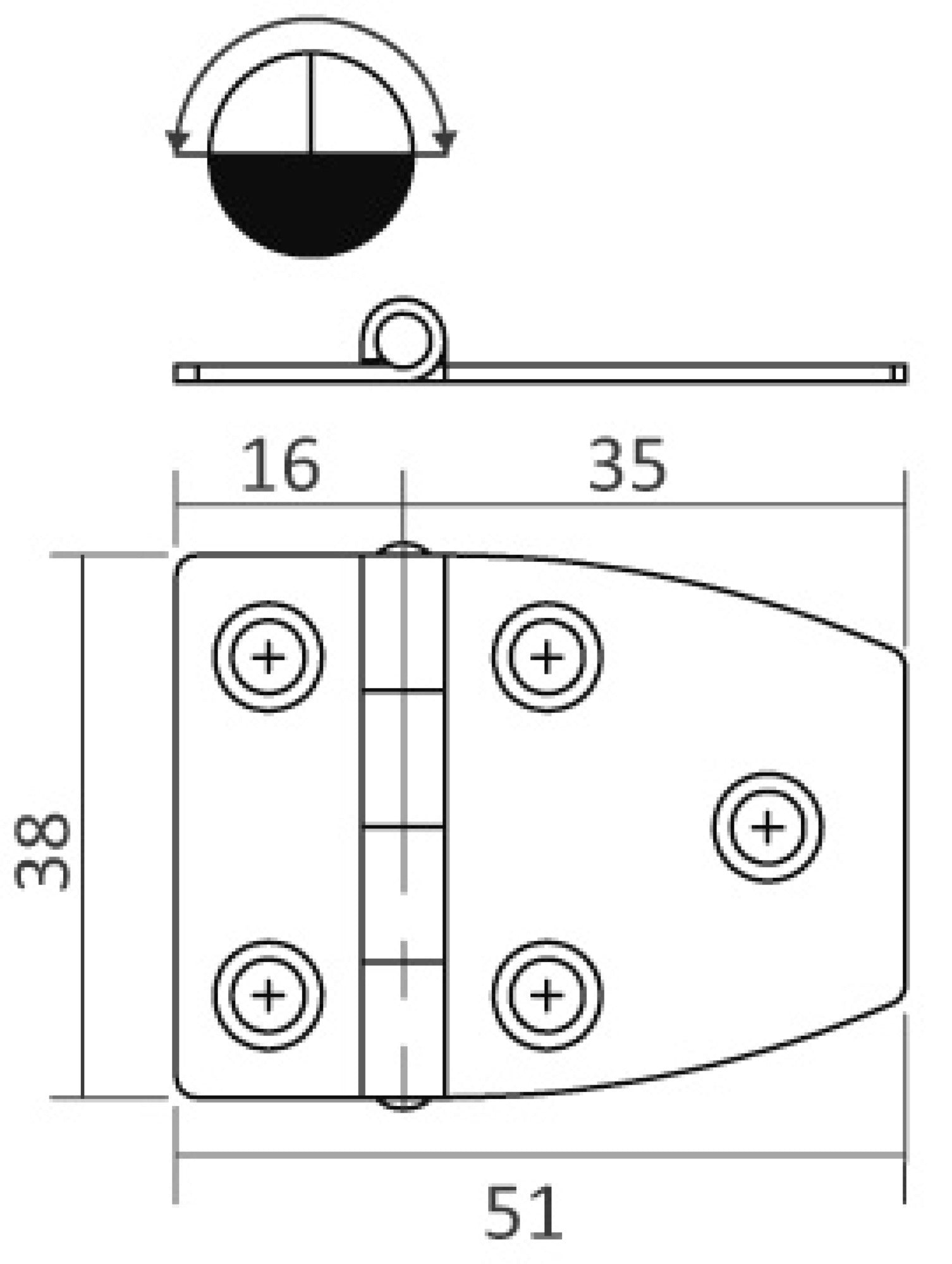 S.S Sarana 51x27 mm