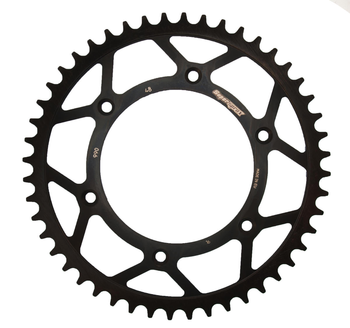 Supersprox Steel takaratas KTM/Husqv./Husab. Musta 48